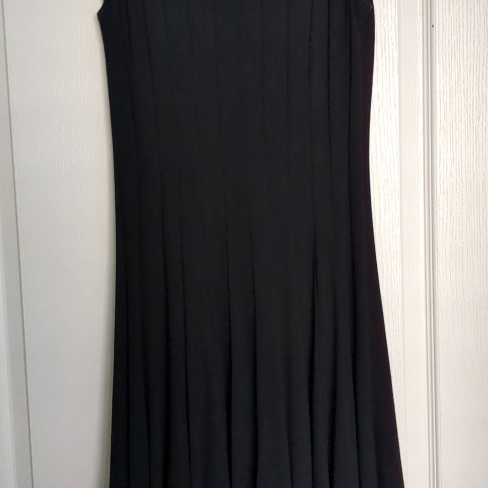 Calvin Klein black flare dress, size 8